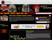 Tablet Screenshot of montanahauntedhouses.com